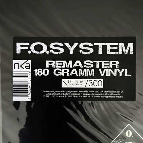 F.O. System – F.O. System LP (180g, Limited Edition) F.O. System – F.O. System LP (180g, Limited Edition)