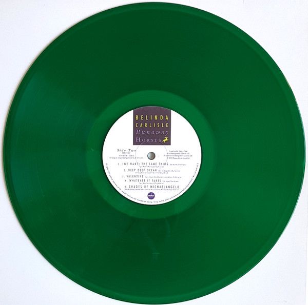 Belinda Carlisle – Runaway Horses LP, Green Translucent (1989/2018) Belinda Carlisle – Runaway Horses LP, Green Translucent (1989/2018)